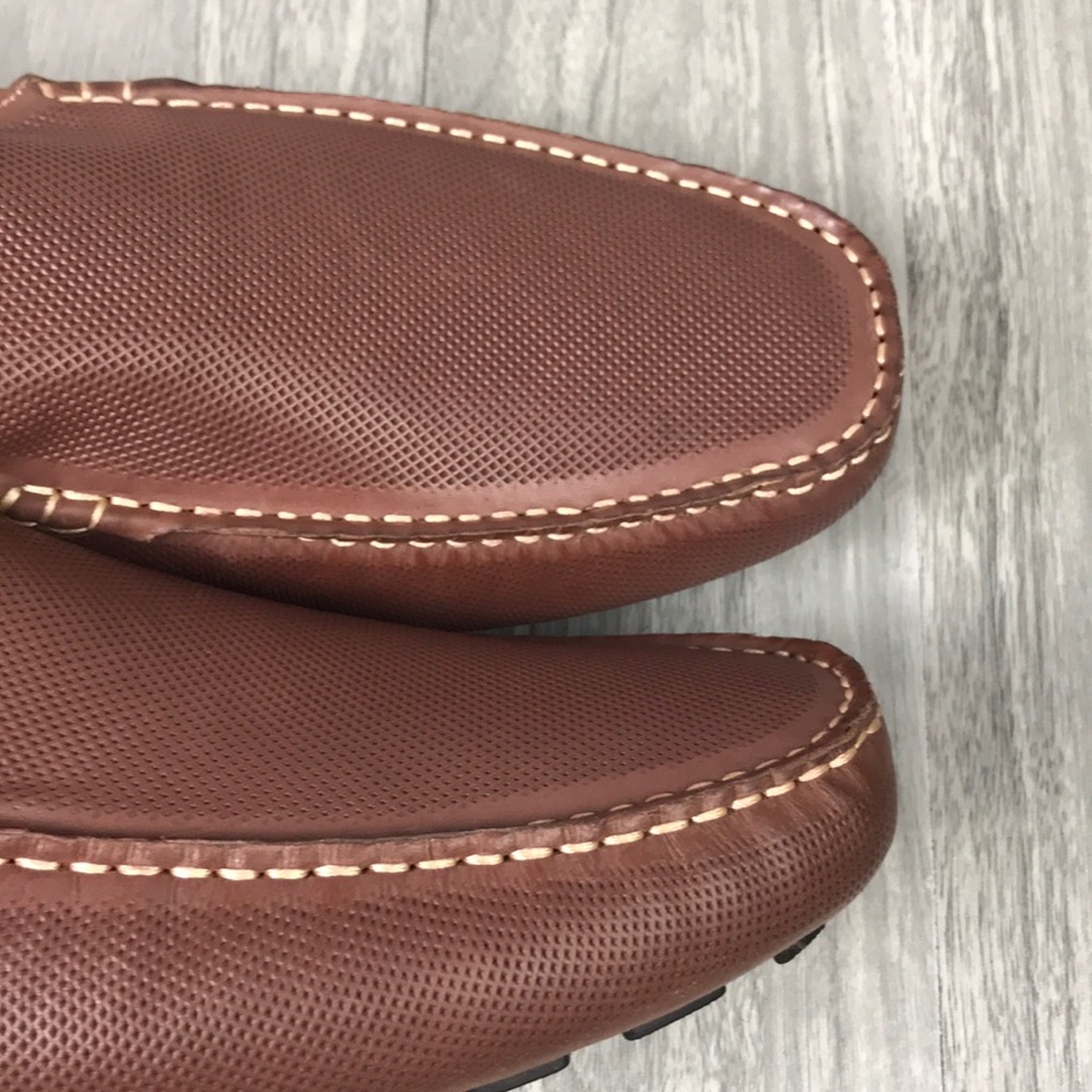 NWT Zanzara Loafers Venetian Driving Shoe Brown - Picture 3 of 8